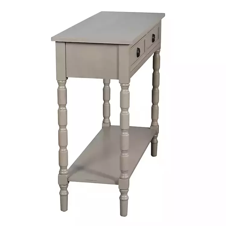 light_gray_wood_drawer_barrett_console_table_2-1.webp Light Wood 2-Drawer Barrett Console Table>Kirklands Home Fashion