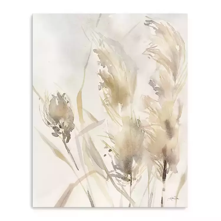 Light Pampas Grasses Canvas Art Print, 16x20 in.>Kirklands Home Online