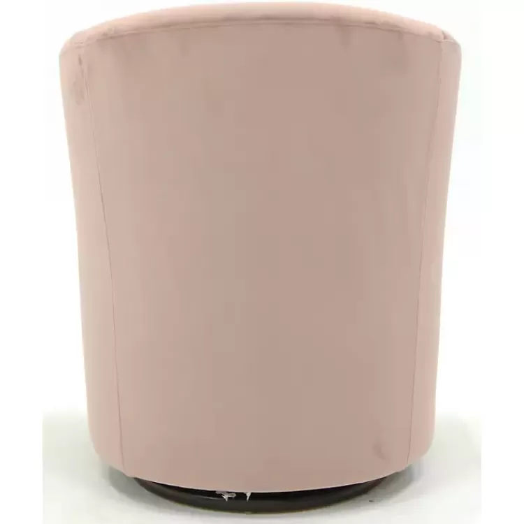 light_pink_swivel_barrel_accent_chair_2.webp Light Swivel Barrel Accent Chair>Kirklands Home Discount