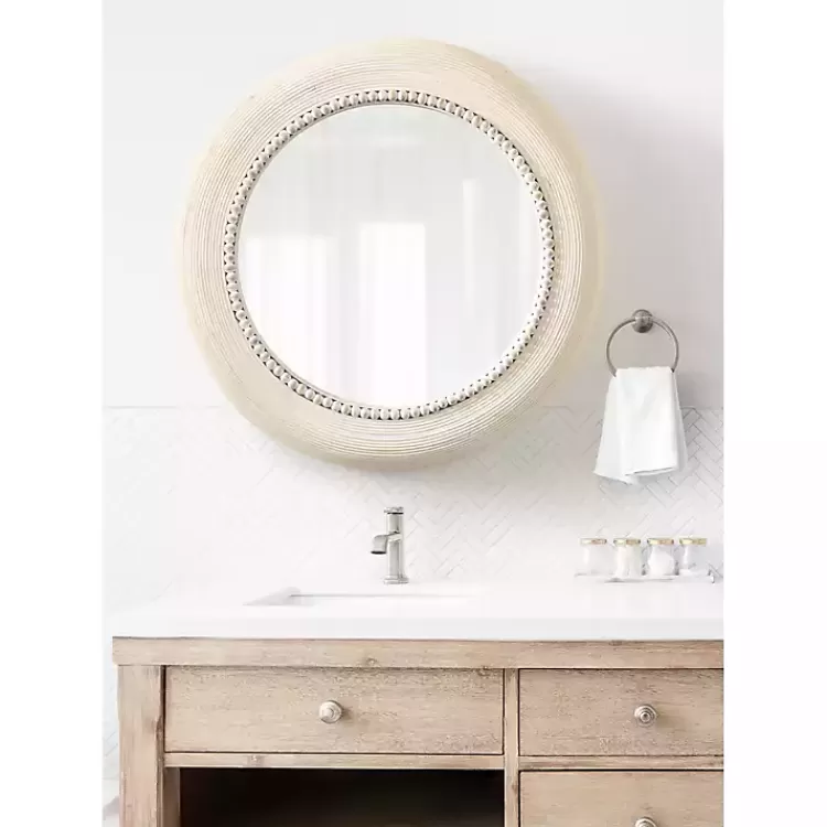 light_wood_beaded_joan_round_wall_mirror_5.webp Light Wood Beaded Joan Round Wall Mirror>Kirklands Home Flash Sale