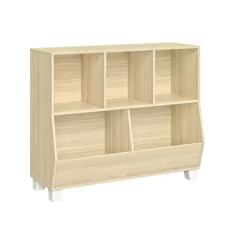 Light Woodgrain Multi Cubby Organizer Bookshelf>Kirklands Home Flash Sale