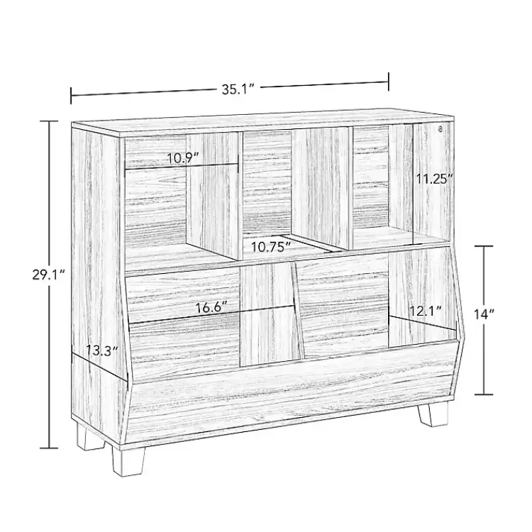 light_woodgrain_multi_cubby_organizer_bookshelf_3.webp Light Woodgrain Multi Cubby Organizer Bookshelf>Kirklands Home Flash Sale