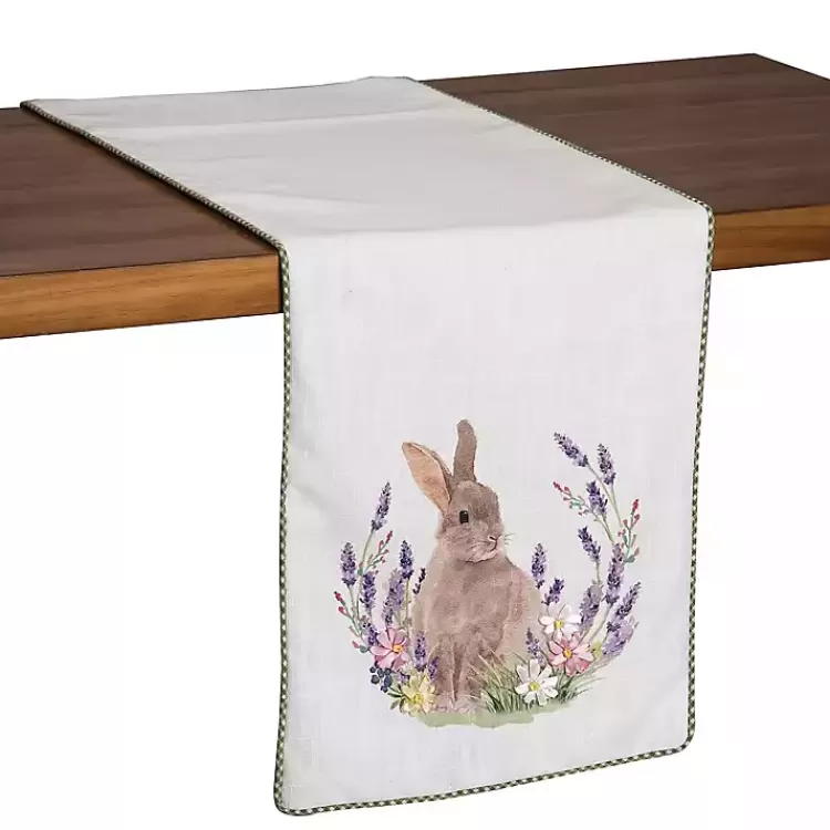 Lilac Bunny Rabbit Table Runner>Kirklands Home Best Sale
