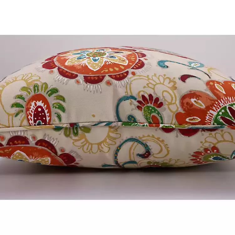 Lily Paisley Outdoor Lumbar Pillows, Set of 2>Kirklands Home Cheap