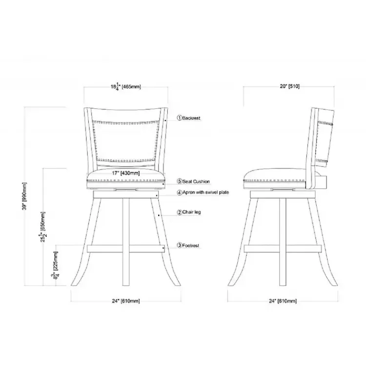 linen_and_driftwood_nailhead_swivel_counter_stool_5.webp Linen and Driftwood Nailhead Swivel Counter Stool>Kirklands Home Clearance