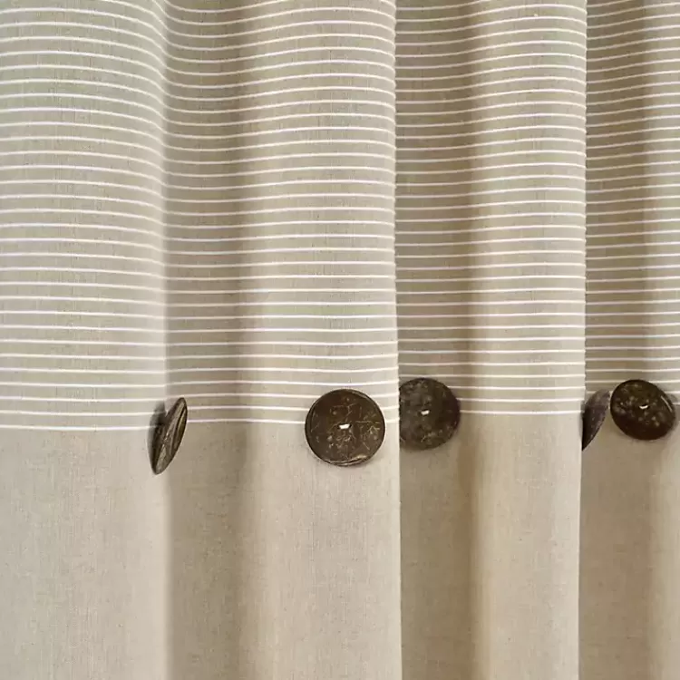 linen_button_and_stripe_curtain_panel_set__in_2-1.webp Linen Button and Stripe Curtain Panel Set, 95 in.>Kirklands Home Clearance