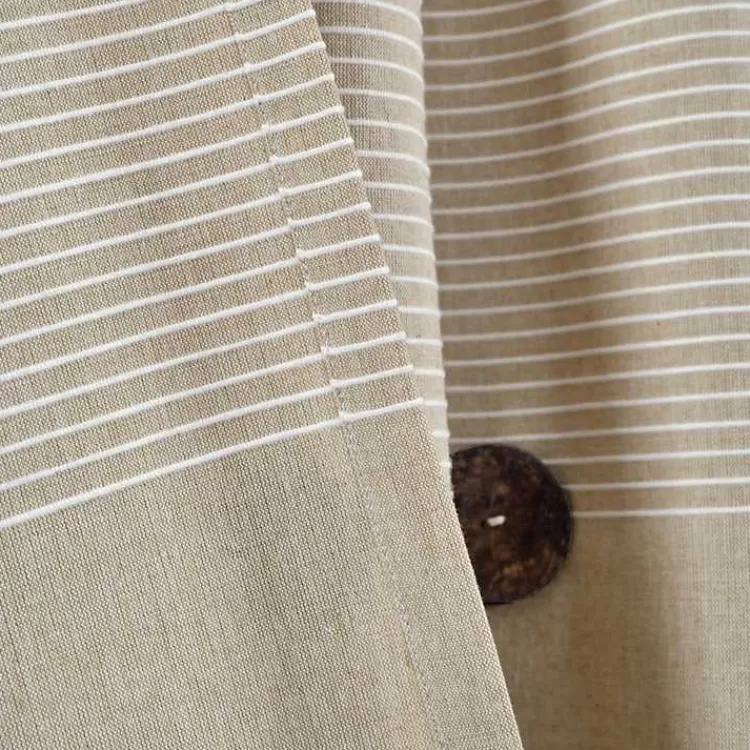 linen_button_and_stripe_curtain_panel_set__in_4-1.webp Linen Button and Stripe Curtain Panel Set, 95 in.>Kirklands Home Clearance