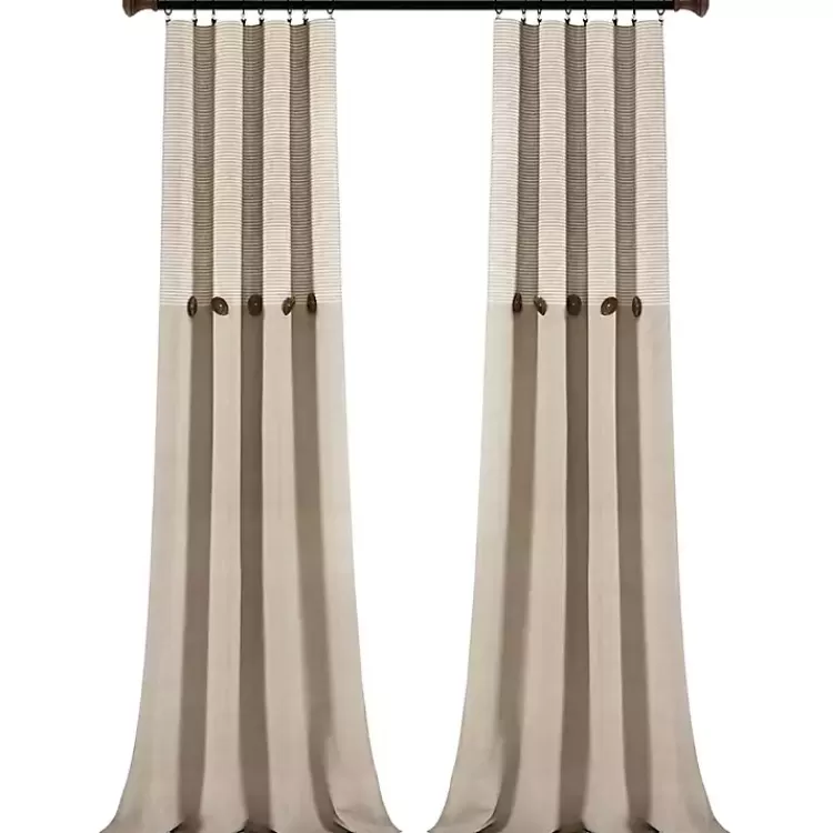 linen_button_and_stripe_curtain_panel_set__in_5-1.webp Linen Button and Stripe Curtain Panel Set, 95 in.>Kirklands Home Clearance