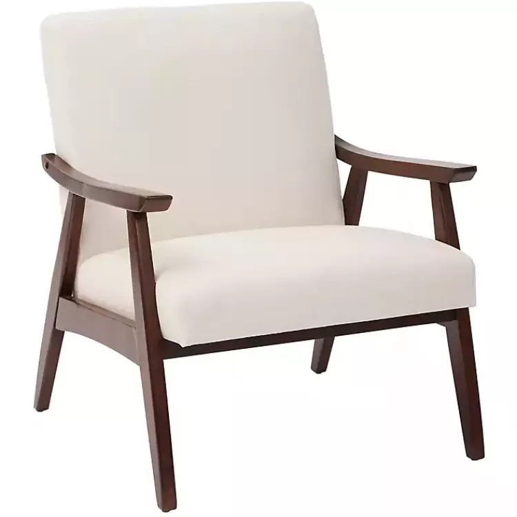 Linen Mid-Century Desmond Accent Chair>Kirklands Home Outlet