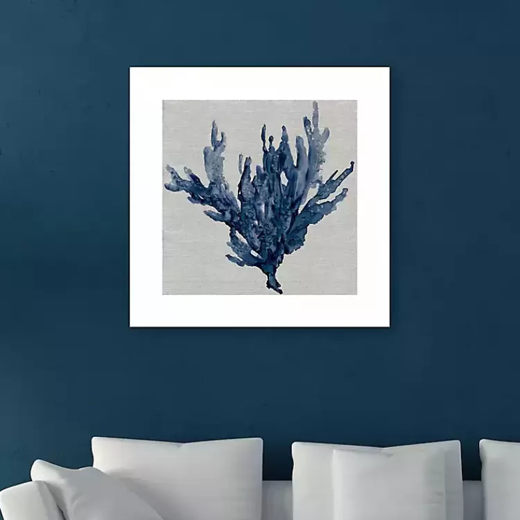 Linen Sea Coral I Canvas Art Print>Kirklands Home New