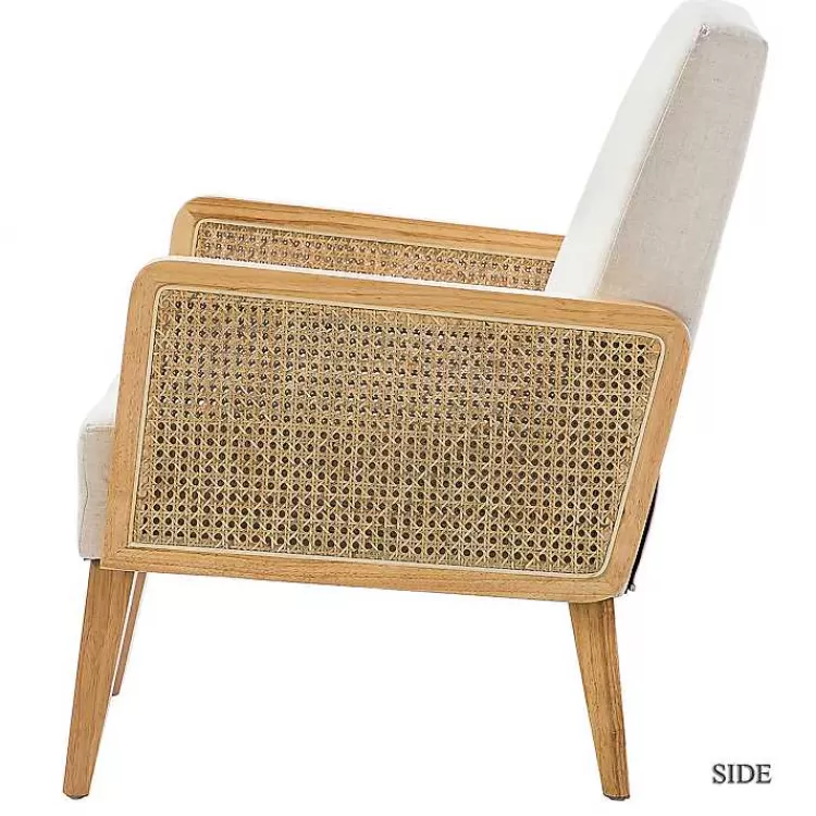 linen_upholstered_accent_chair_2.webp Linen Upholstered Accent Chair>Kirklands Home Clearance