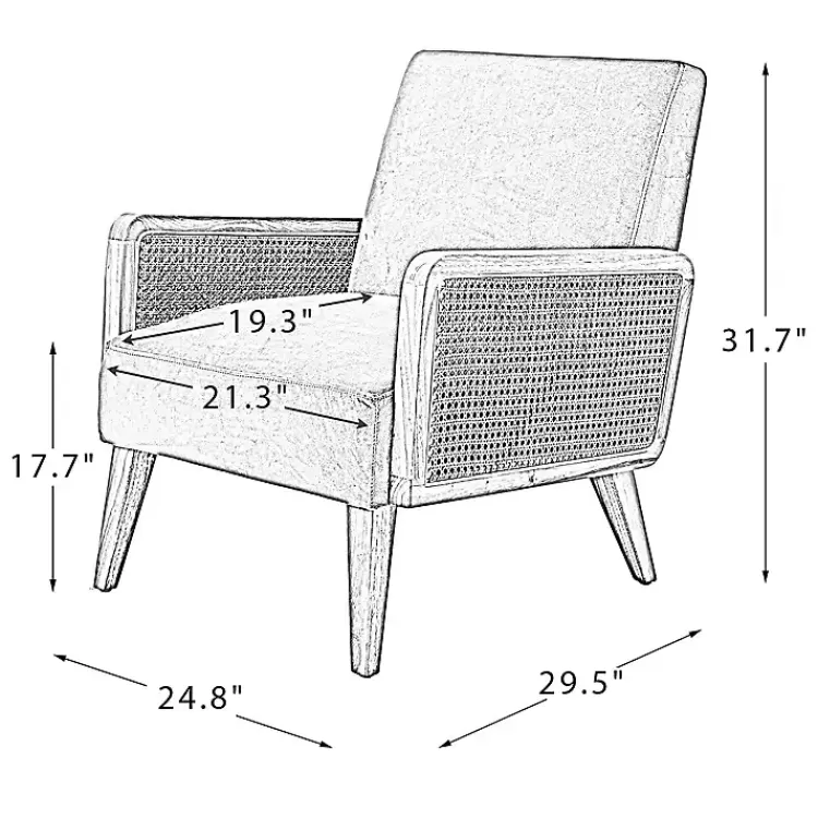 linen_upholstered_accent_chair_8.webp Linen Upholstered Accent Chair>Kirklands Home Clearance