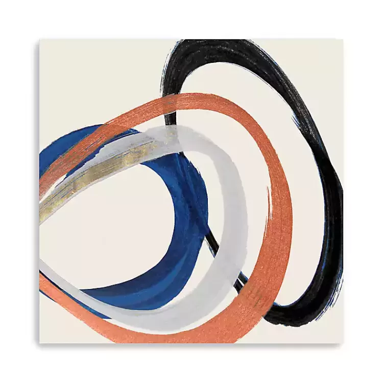 Linked Up Abstract Canvas Art Print, 40x40 in.>Kirklands Home Shop