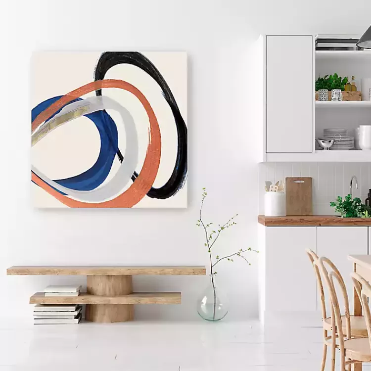 Linked Up Abstract Canvas Art Print, 40x40 in.>Kirklands Home Shop