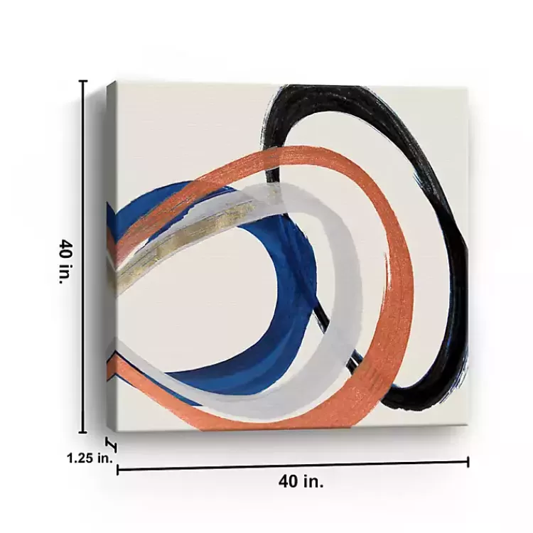 linked_up_abstract_canvas_art_print_x_in_3.webp Linked Up Abstract Canvas Art Print, 40x40 in.>Kirklands Home Shop