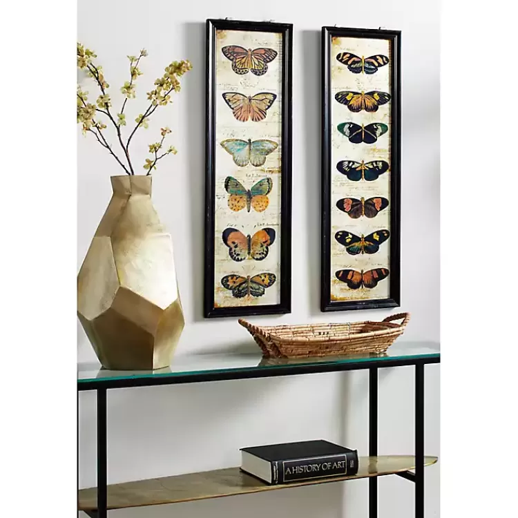 Literary Butterflies Framed Art Prints, Set of 2>Kirklands Home Discount