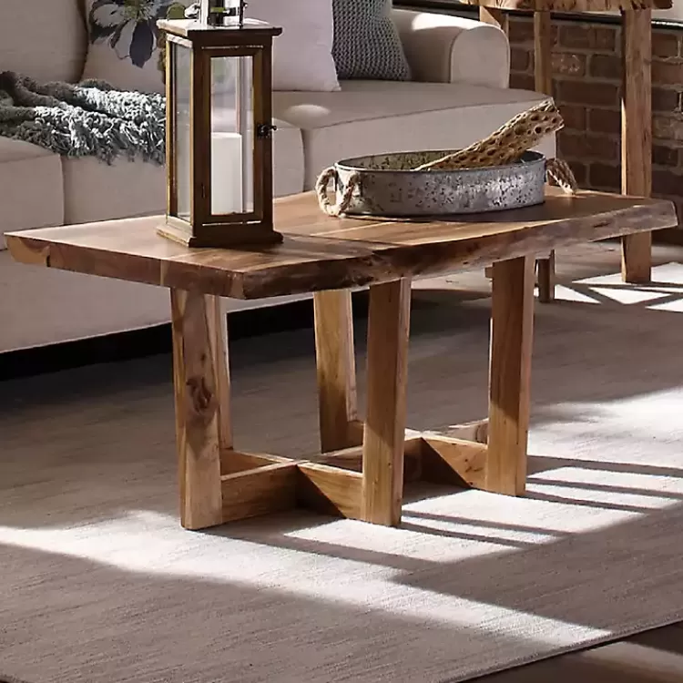 live_edge_coffee_table_with_crossed_legs__in_3.webp Live Edge Coffee Table with Crossed Legs, 42 in.>Kirklands Home Best Sale