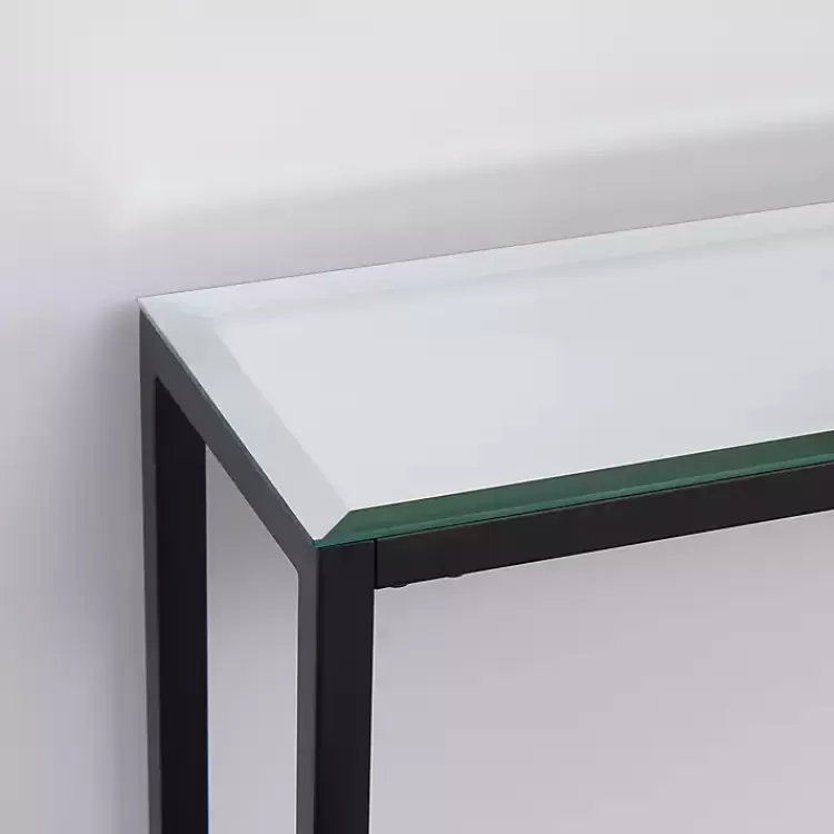 long_black_metal_mirrored_top_console_table_2.webp Long Metal Mirrored Top Console Table>Kirklands Home Best Sale
