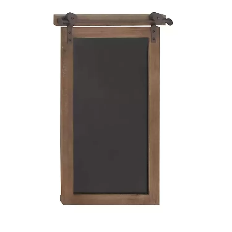 Long Wood and Metal Frame Chalkboard>Kirklands Home Cheap