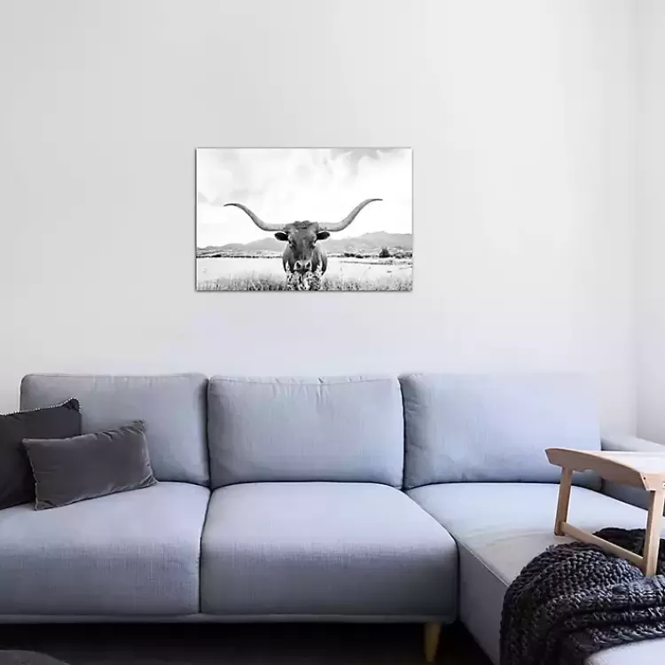 Longhorn Giclee Canvas Art Print>Kirklands Home Outlet
