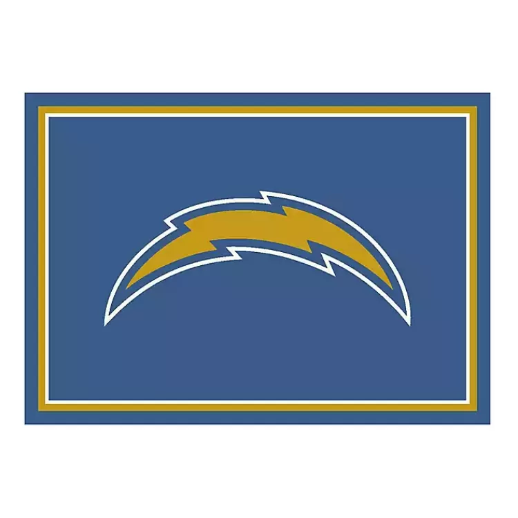 Los Angeles Chargers Area Rug, 4x6>Kirklands Home Discount