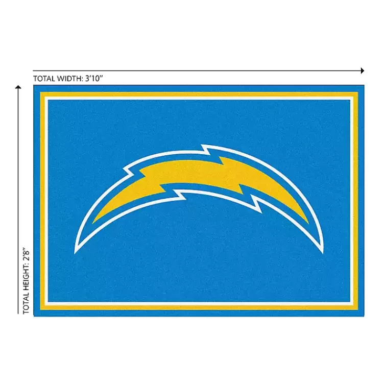 Los Angeles Chargers Area Rug, 3x4>Kirklands Home Fashion