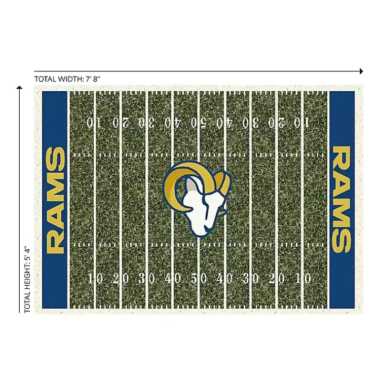 Los Angeles Rams Home Field Area Rug, 6x8>Kirklands Home Cheap