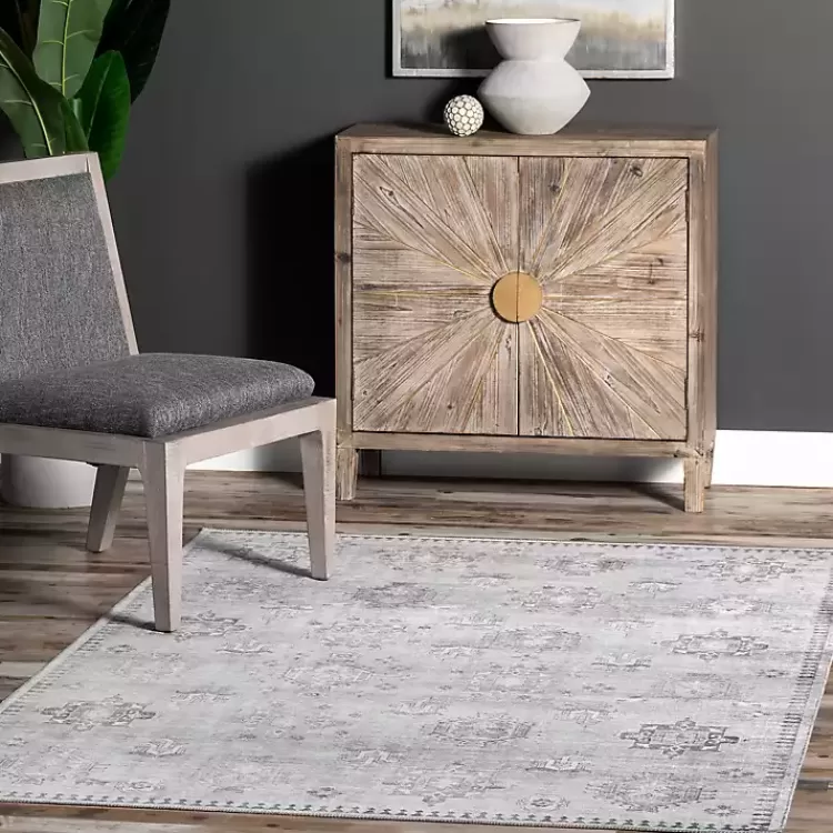 Lottie Vintage Washable Area Rug, 5x8>Kirklands Home Store