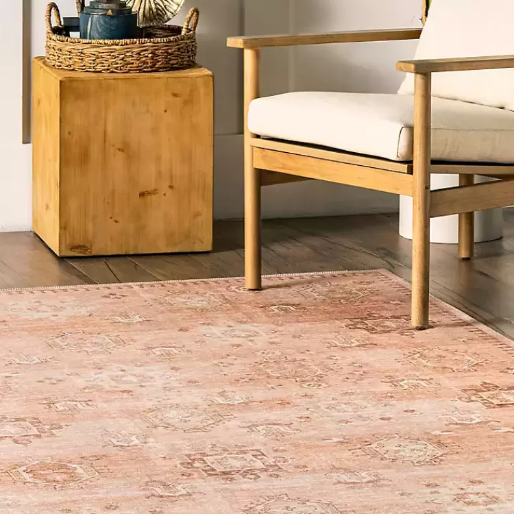 lottie_peach_vintage_washable_area_rug_x_8-1.webp Lottie Peach Vintage Washable Area Rug, 8x10>Kirklands Home Flash Sale