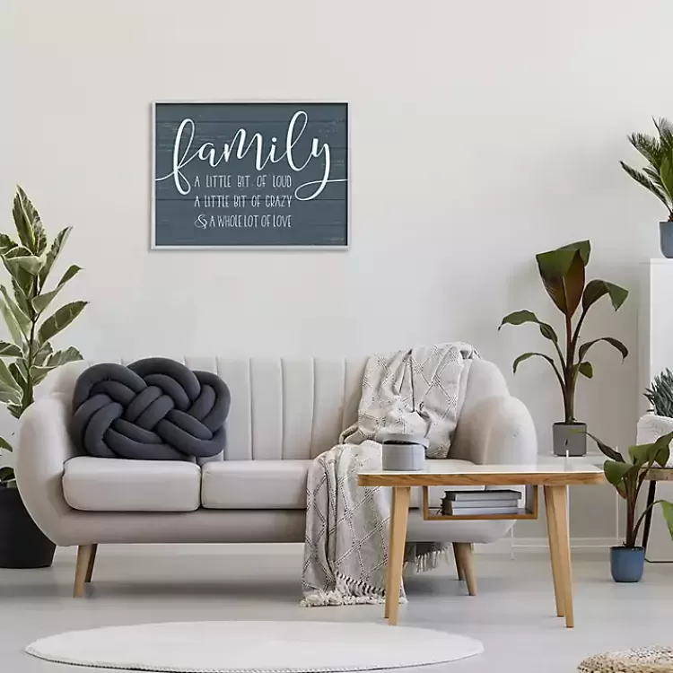 Loud Family Framed Giclee Canvas Art Print>Kirklands Home Clearance