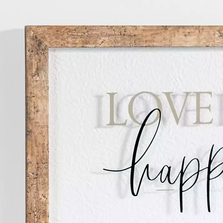 Love Builds a Happy Home Wall Plaque>Kirklands Home Sale