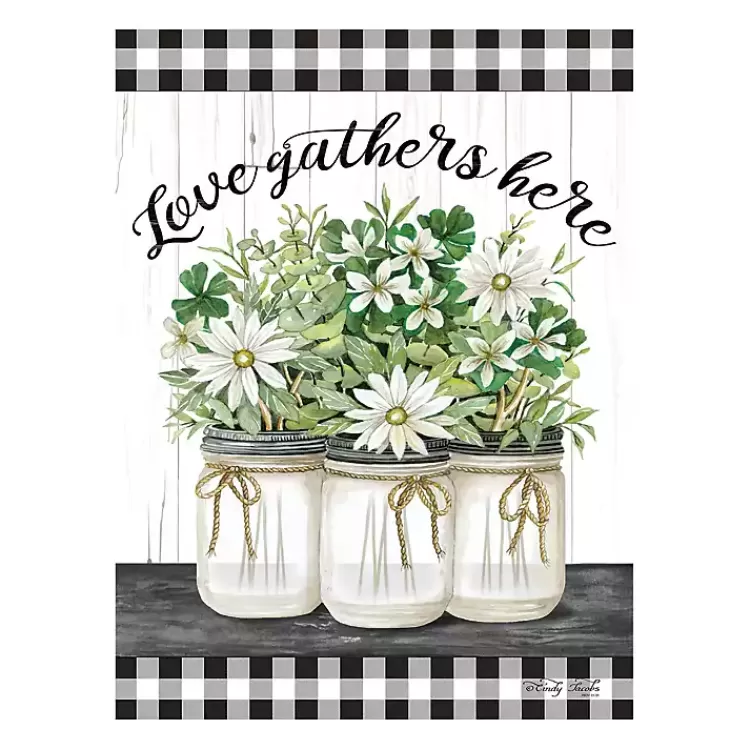 Love Gathers Here Giclee Canvas Art Print>Kirklands Home Sale