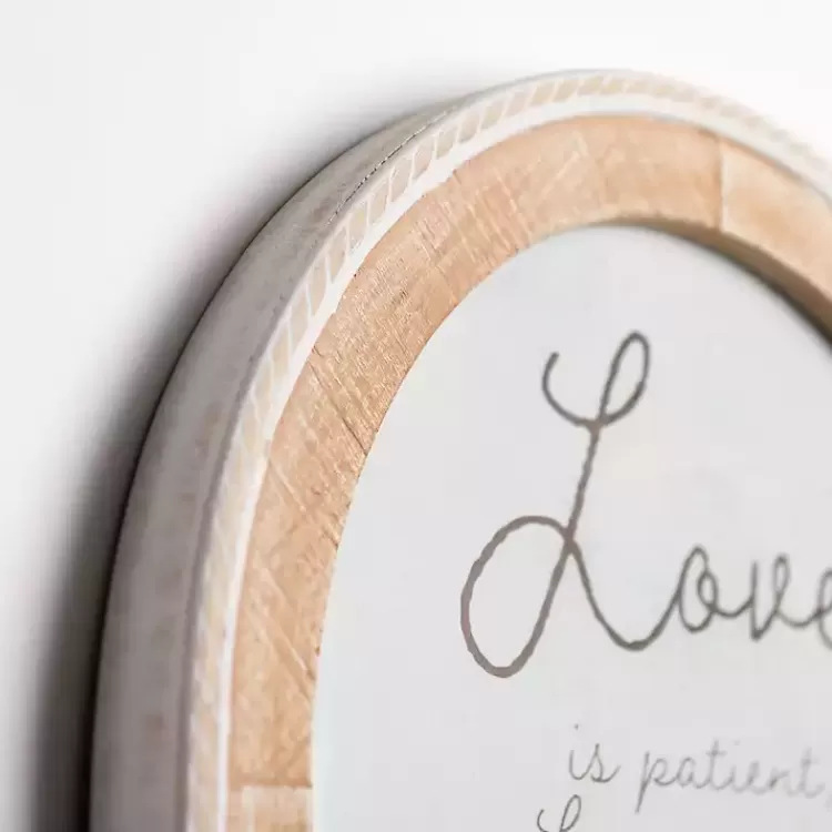 Love is Patient Arched Wall Plaque>Kirklands Home Online