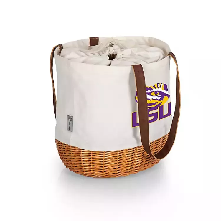 LSU Tigers Canvas Tote Bag>Kirklands Home Online