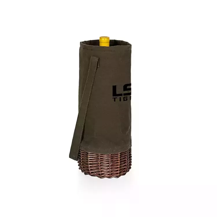 LSU Tigers Insulated Wine Bottle Tote>Kirklands Home Shop
