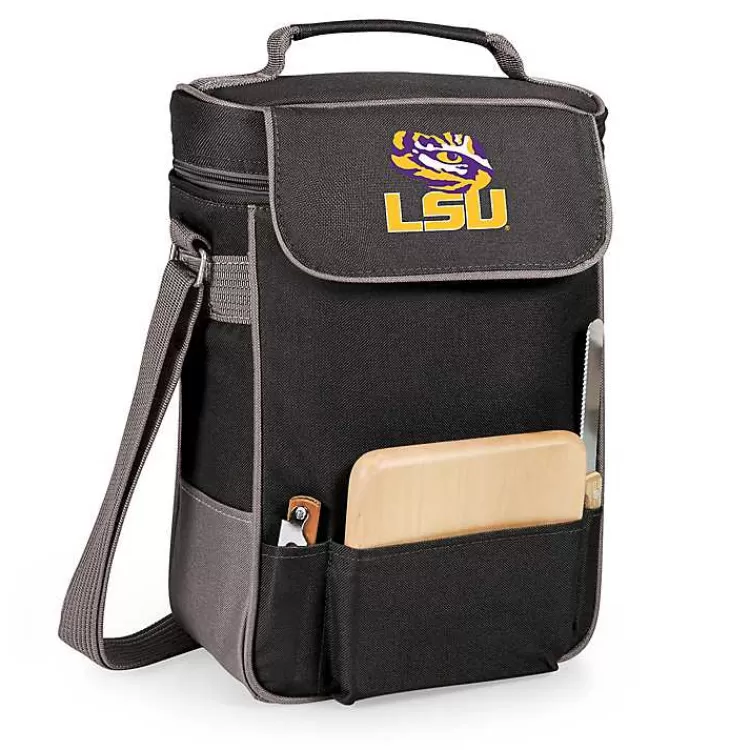 LSU Tigers Wine & Cheese Tote>Kirklands Home Best Sale