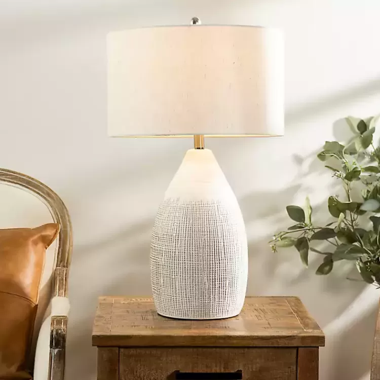 Luca Cream Ceramic Table Lamp>Kirklands Home Discount