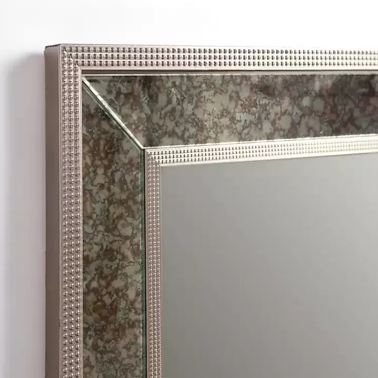 luxe_silver_antique_frame_wall_mirror__in_2.webp Luxe Silver Antique Frame Wall Mirror, 35 in.>Kirklands Home Cheap