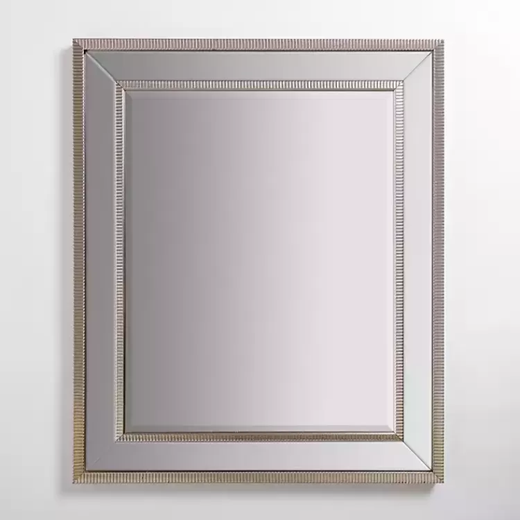 Luxe Silver Wall Mirror, 35 in.>Kirklands Home Store