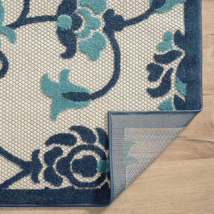 lyla_blue_floral_damask_indooroutdoor_rug_x_7.webp Lyla Blue Floral Damask Indoor/Outdoor Rug, 5x8>Kirklands Home Fashion