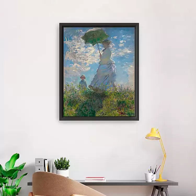 Madame Monet and Her Son Framed Canvas Art Print>Kirklands Home Shop