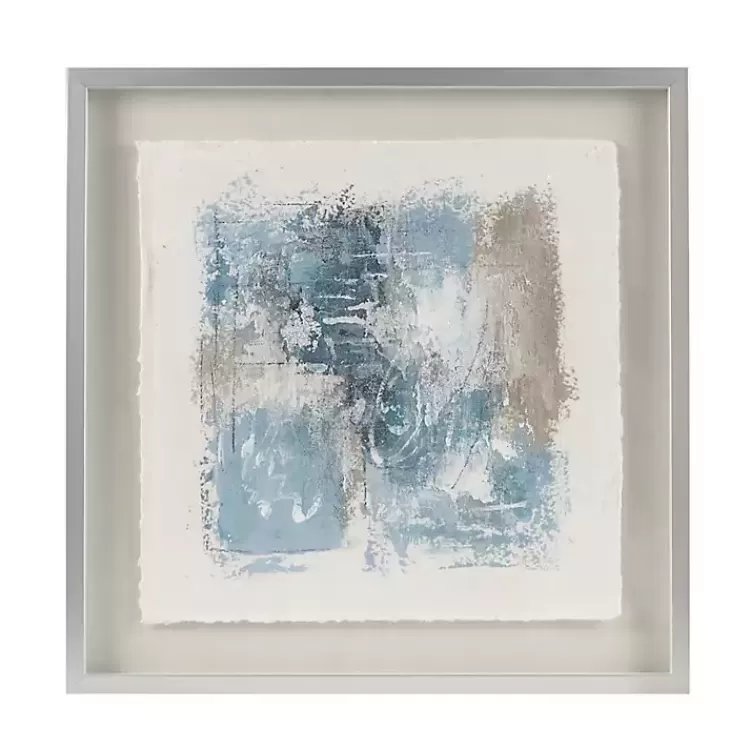Madison Park Blue Abstract Framed Art Print>Kirklands Home New
