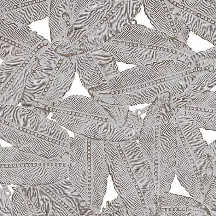 madison_park_iron_feathers_wall_plaques_set_of__4.webp Madison Park Iron Feathers Wall Plaques, Set of 3>Kirklands Home Online