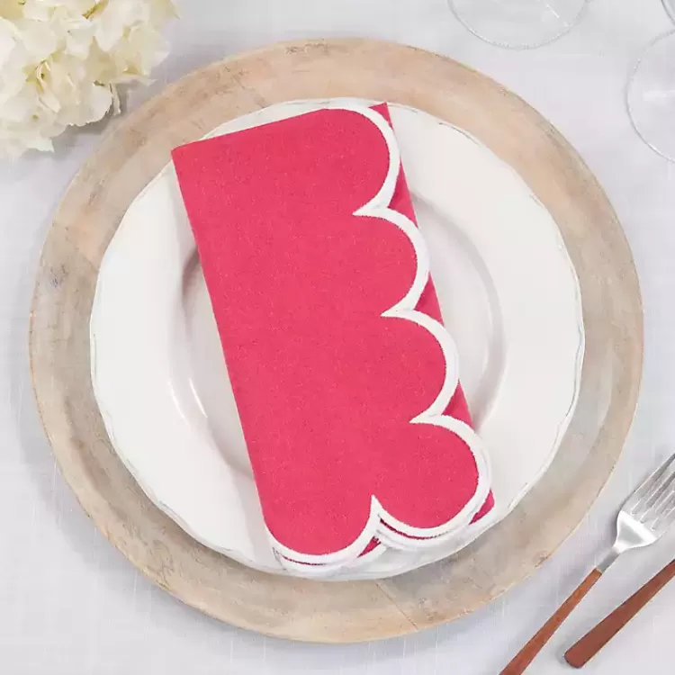 magenta_scalloped_edge_napkins_set_of__3.webp Magenta Scalloped Edge Napkins, Set of 4>Kirklands Home Sale