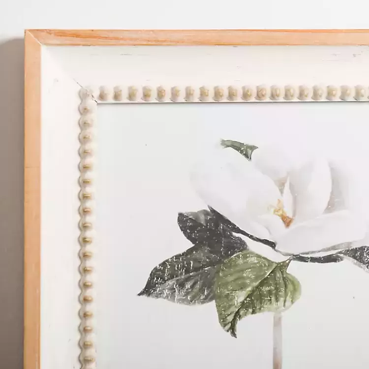 Magnolia Beaded Framed Art Print>Kirklands Home Best Sale