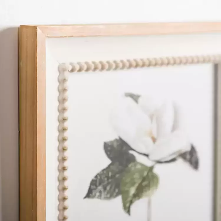 magnolia_beaded_framed_art_print_2.webp Magnolia Beaded Framed Art Print>Kirklands Home Best Sale