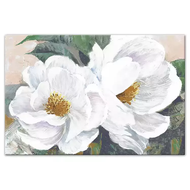 Magnolia Blossoms Canvas Art Print>Kirklands Home Cheap
