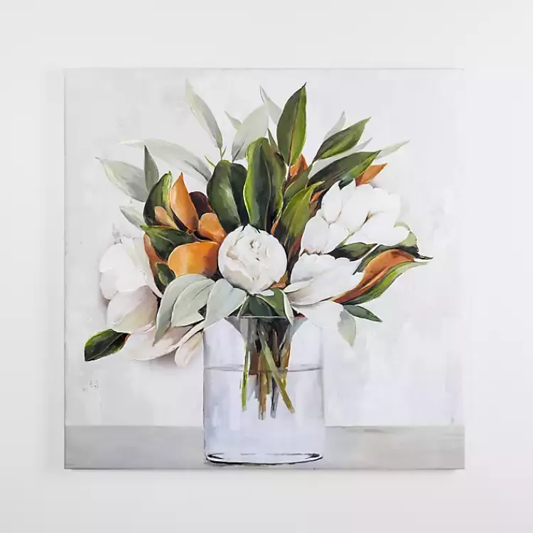 Magnolia Bouquet Canvas Art Print>Kirklands Home Flash Sale