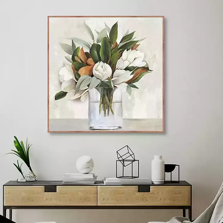 magnolia_bouquet_framed_canvas_art_print_2.webp Magnolia Bouquet Framed Canvas Art Print>Kirklands Home Best Sale