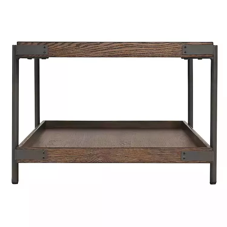 mahogany_oak_wood_tray_top_coffee_table_3.webp Mahogany Oak Wood Tray Top Coffee Table>Kirklands Home Fashion